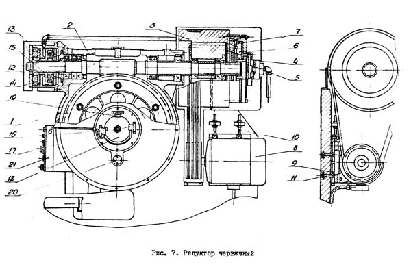 Редуктор червячный гильотинных ножниц Н3222